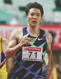 日本記録9秒95の山県亮太 男子100ｍ3位で3大会連続の五輪切符【陸上日本選手権】