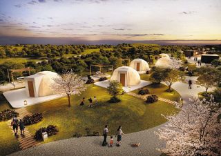 手ぶらBBQやBMXパークも　各務原に12月オープン予定「木曽川前渡南公園」の起工式
