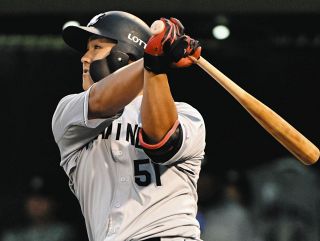 安田尚憲がポール直撃ホームランで追加点！試合前に「ワンチームで