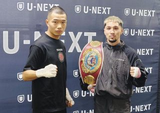 ボクシング】中谷潤人が公開練習、「足って感覚がすごく繊細なんで