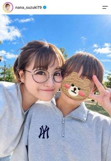 【実際の投稿】「遊ぼうって言われたのかな？」鈴木奈々、“ナンパ師”とのツーショット