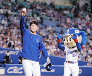 中日・松山晋也、球界のコモドドラゴンになる 名前が呼ばれただけで