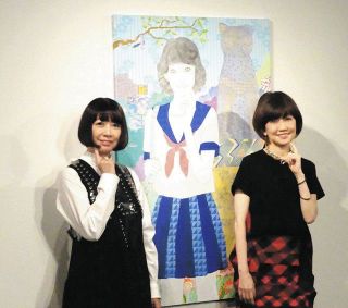 松本伊代「すごい！」大喜び　アーティストKAORUKOさんがアクリル画で16歳の「IYO」製作