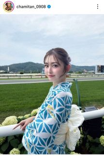 ◇相川七瀬、大学駅伝『声がデカい』名将とスリーショット【写真】：中