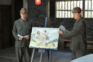 【ＮＨＫ朝ドラ『あんぱん』１７日は】紙芝居披露の日。村人たちから笑いと拍手が起こる