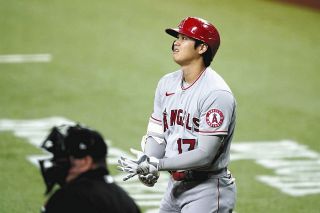 【MLB】大谷翔平の第1打席は四球　レギュラーシーズンはレンジャーズ初戦含めて残り6試合