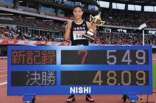 男子400メートル日本記録保持者・佐藤拳太郎、「即時内定目指す」 五輪