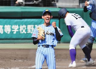 決勝進出の東海大相模・石田隼都が2試合連続完封「力みなく腕が振れた、明日も投げられる」【センバツ】