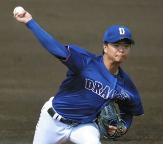中日・松山晋也、球界のコモドドラゴンになる 名前が呼ばれただけで