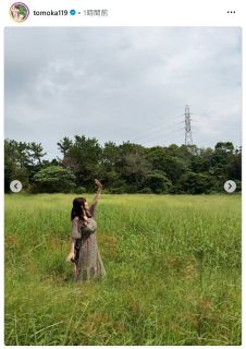 竹中知華アナのインスタグラムより