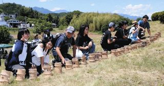 埴輪焼き古代の心感じる　飯田で竜丘古墳まつり
