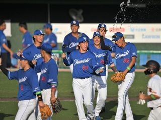 日米間プロ野球 ファイナルリーグ/ノベルティバッグ（古田敦也サイン付）スクウェア 古田 敦也