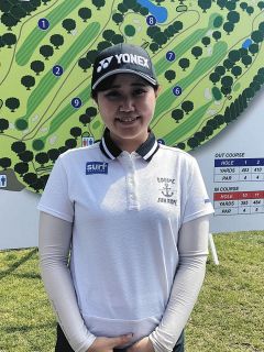 7割に抑えて250ヤード…変わらぬ驚異の飛ばし屋48歳・福嶋晃子が2年ぶり