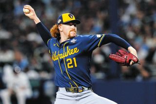 ”現役最多4つのWSリングを持つ右腕”ダスティン・メイ、V翌日にブルワーズとの31億円相互オプション破棄　元ドジャース「今季は浮き沈み激しく…」