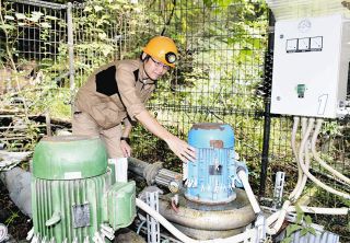 水力発電、個人で挑む　可児の橋詰さんが瑞浪と恵那の市境で