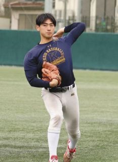 [大学野球]大学日本一の慶大が練習納め　来季期待の左腕佐藤「結果を意識したい」