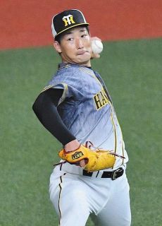 阪神・岩崎が元中日の守護神・岩瀬と同じ背番号『13』に「投手陣引っ張っていきたい」