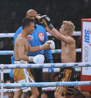 超えろ。」井上尚弥vsフルトン 新ポスターが横浜エリアのデジタル