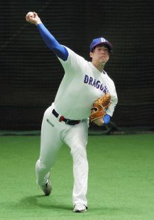 【中日2軍】梅津晃大、実戦復帰へまた一歩前進　傾斜板使い右肩手術後初のキャッチボール「バランスよく投げられました」