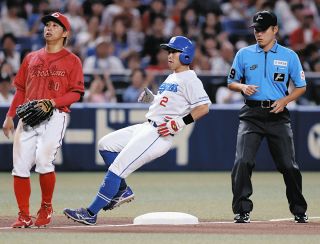 すべりこみ ブライト健太選手 中日ドラゴンズ 靴べら ルーキー時