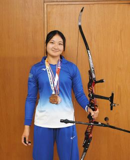 世界ユースアーチェリーの個人でメダルを　多治見出身・今井さん