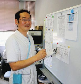 浜松医療センター（浜松市）　感染管理認定看護師　葛原健太さん（４４）　院内感染防ぐ対策に力