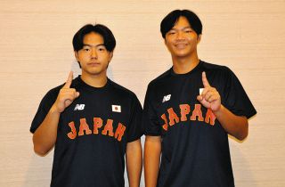 中日OBの“ジュニア”2人が意欲…井端巧＆小池樹里、父から受けたエールも披露　『侍ジャパンU―15』W杯事前合宿を打ち上げ
