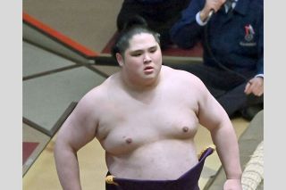 大相撲初場所2日目の貴源治関＝2021年1月11日、両国国技館で