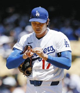 大谷翔平、7勝目もアクシデント…
