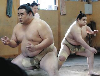 先場所休場の湊川部屋2関取、隆の勝と若ノ勝が稽古で元気な姿　元貴景勝の師匠が手綱「復帰場所、ギア上がりすぎないように」【大相撲】