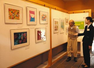 子どもらの絵画見て応援を　瑞浪芸術館でねむの木学園美術展