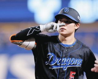 中日・村松開人、来季用バットは「少し重く長く」確実性上げるため強く