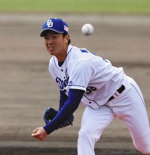 【中日】松葉が今季初の実戦登板で3安打1失点「1球でアウトを取れるのがベスト」と納得の手応え