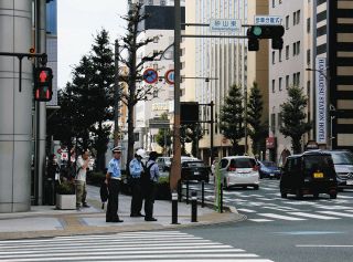 浜松駅南口の砂山東交差点で歩車分離式の実証実験開始　常葉大キャンパス移転見据え