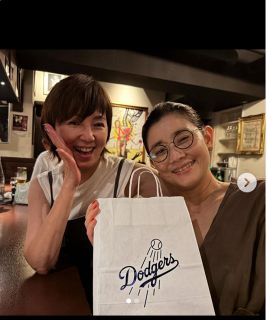 写真】かとうれいこ、細川ふみえと『夢のツーショット』：中日