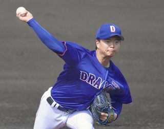 中日・井上剣也、最速153キロ！ピンチで圧巻の2K「緊張しましたけど