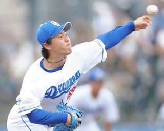 【中日2軍】先発・三浦瑞樹、6イニング1失点の好投　前回登板での落合2軍監督からの”指摘”にきっちり答え「意識しながら投げた」