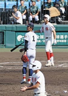 【実際の写真】「カッコ良すぎる」智弁和歌山・楠本龍生の『確信歩き』
