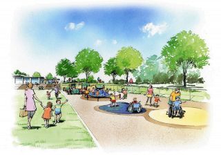 岡崎市が南公園を大改修、開園以来初　全天候型遊び場や室内遊具など27年完成