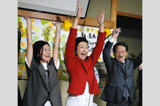 滋賀県草津市長選で元県議の駒井千代氏が初当選　4新人による選挙戦制す