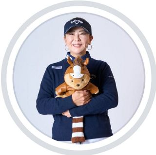 7割に抑えて250ヤード…変わらぬ驚異の飛ばし屋48歳・福嶋晃子が2年ぶり