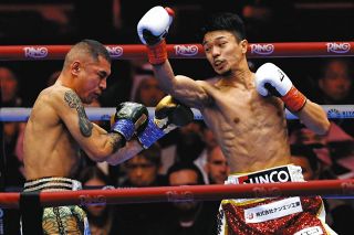 ボクシング】中谷潤人が公開練習、「足って感覚がすごく繊細なんで