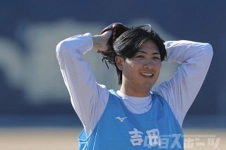 新人合同自主トレ　吉田