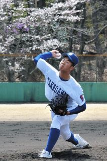 【高校野球】『投手としても見ていきたい』プロ注目、滝川の最速151キロ右腕・新井瑛太、投手としての評価が上がる
