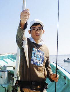アジ＆キス　リレー快釣　愛知・中部空港周り