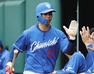 【中日】チーム3安打のうち2本を放った育成ルーキー樋口正修「左腕から2本、自信に」片岡2軍監督評価