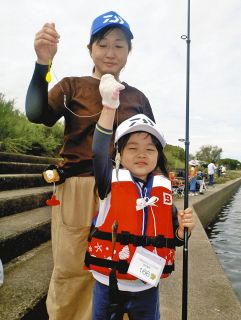 ハゼ釣りんピック楽し　愛知県豊川市・佐奈川河口周辺