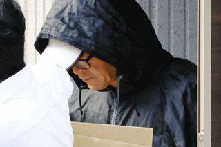 柄澤照文  「ホ」  水彩画 大きな屏風に足助の「記憶」 岡崎のペン画家・柄沢さんが個展、絵日記