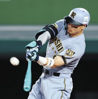 阪神】佐藤輝明、3戦ぶりの15号ソロで交流戦新人最多記録の5本塁打目を