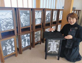 中山道馬籠宿、冬も訪れて　シールラリーに「あかり街道」…神坂スマートIC開通で誘客に力